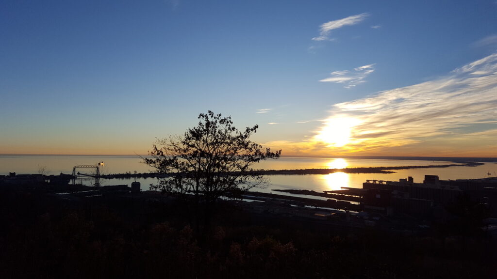 Sunrise in Duluth, Minnesota
